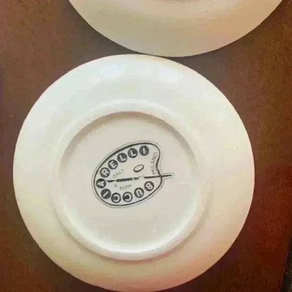 1960s Italian Porcelain Coasters by Bucciarelli Milano - Picture 7 of 9